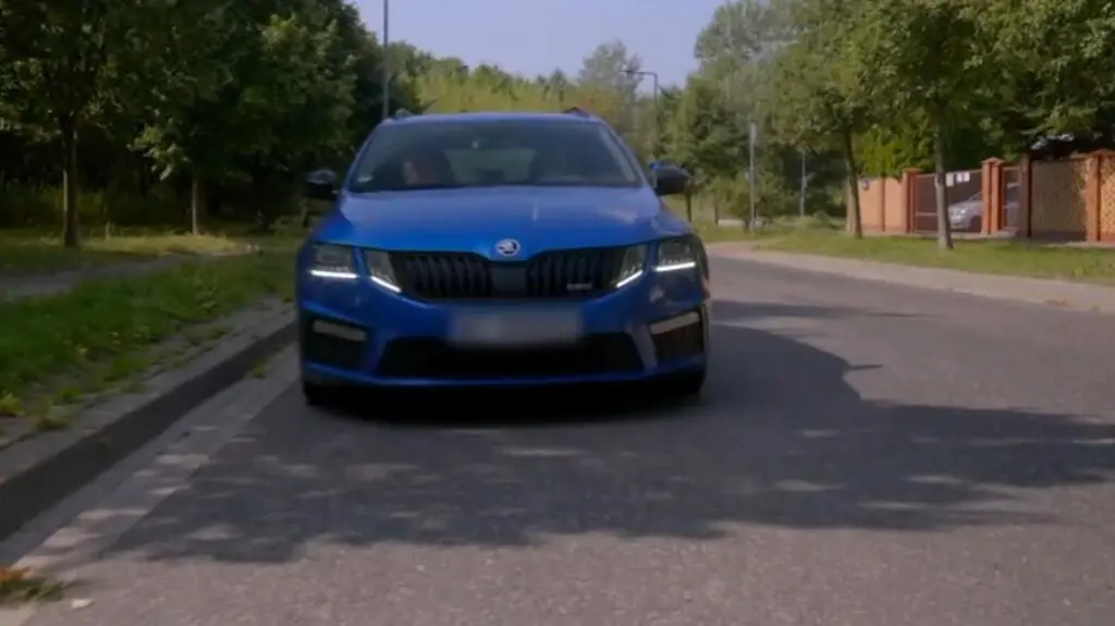 Skoda Octavia III generacji po liftingu. 