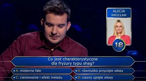 "Milionerzy", odcinek 772. Pytanie za 75 tysięcy złotych