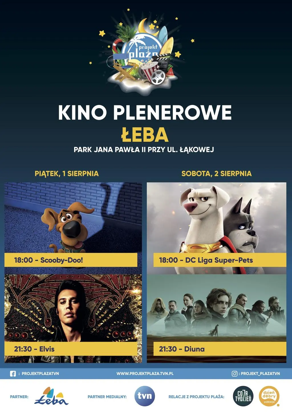 Projekt Plaża w Łebie. Co w kinie plenerowym?