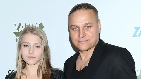 Paweł Golec z córką