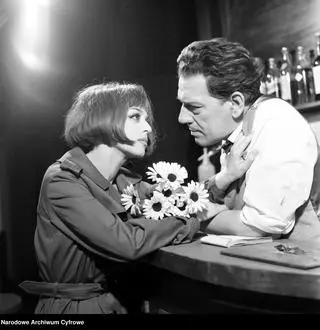 Mieczysław Milecki i Kalina Jędrusik