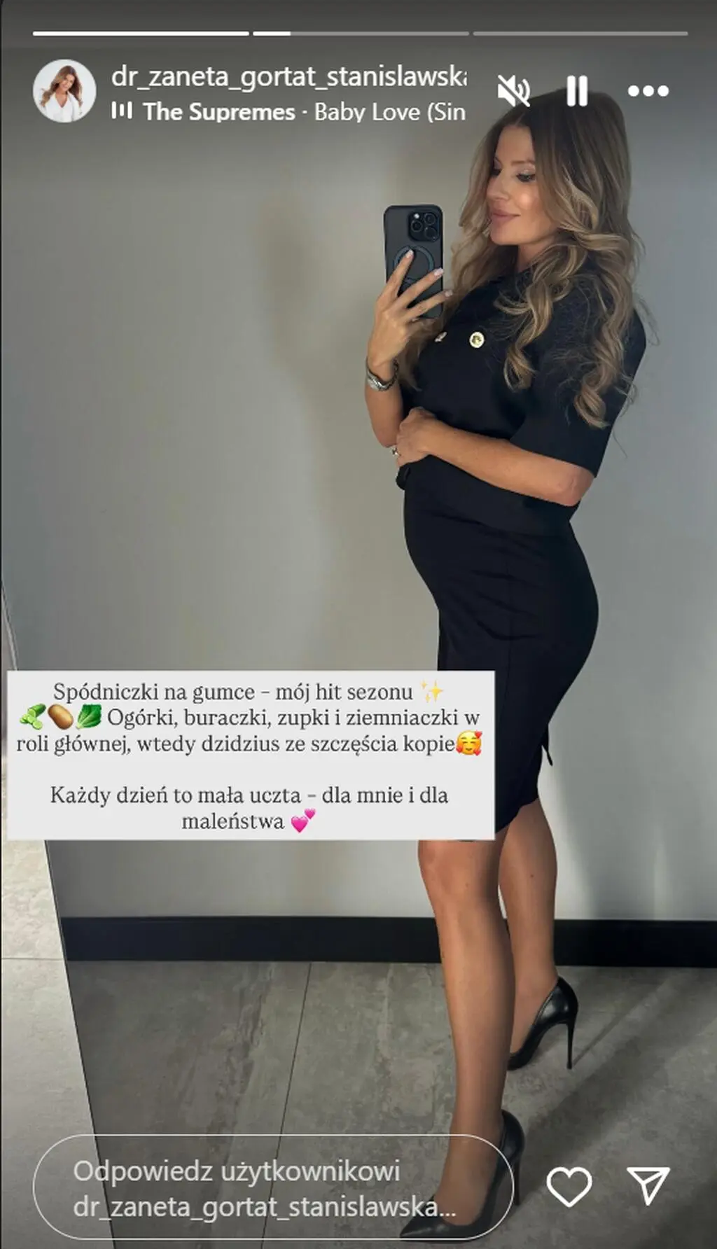 Żaneta Gortat-Stanisławska pokazała ciążowy brzuch