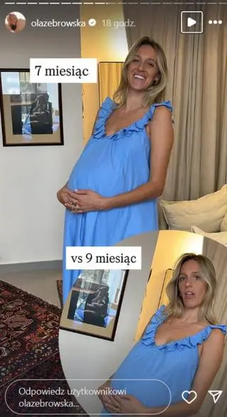 Aleksandra Żebrowska zaskoczyła fanów ciążowym brzuchem