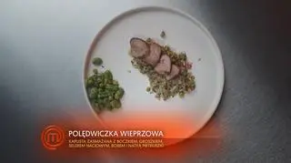 Polędwiczka Wieprzowa na Kapuście