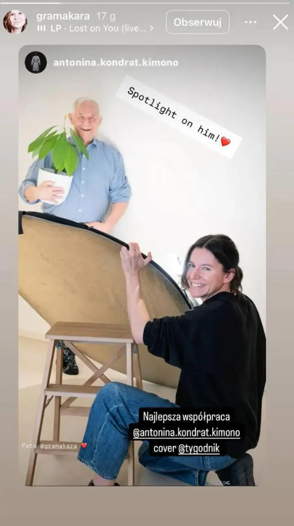 Marek Kondrat i Antonina Turnau