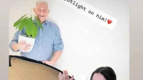 Marek Kondrat i Antonina Turanu na wspólnym zdjęciu. Takie ujęcia to u nich rzadkość