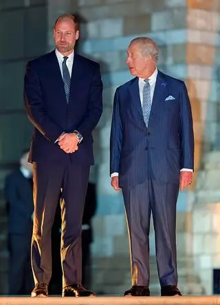 Król Karol III i książę William