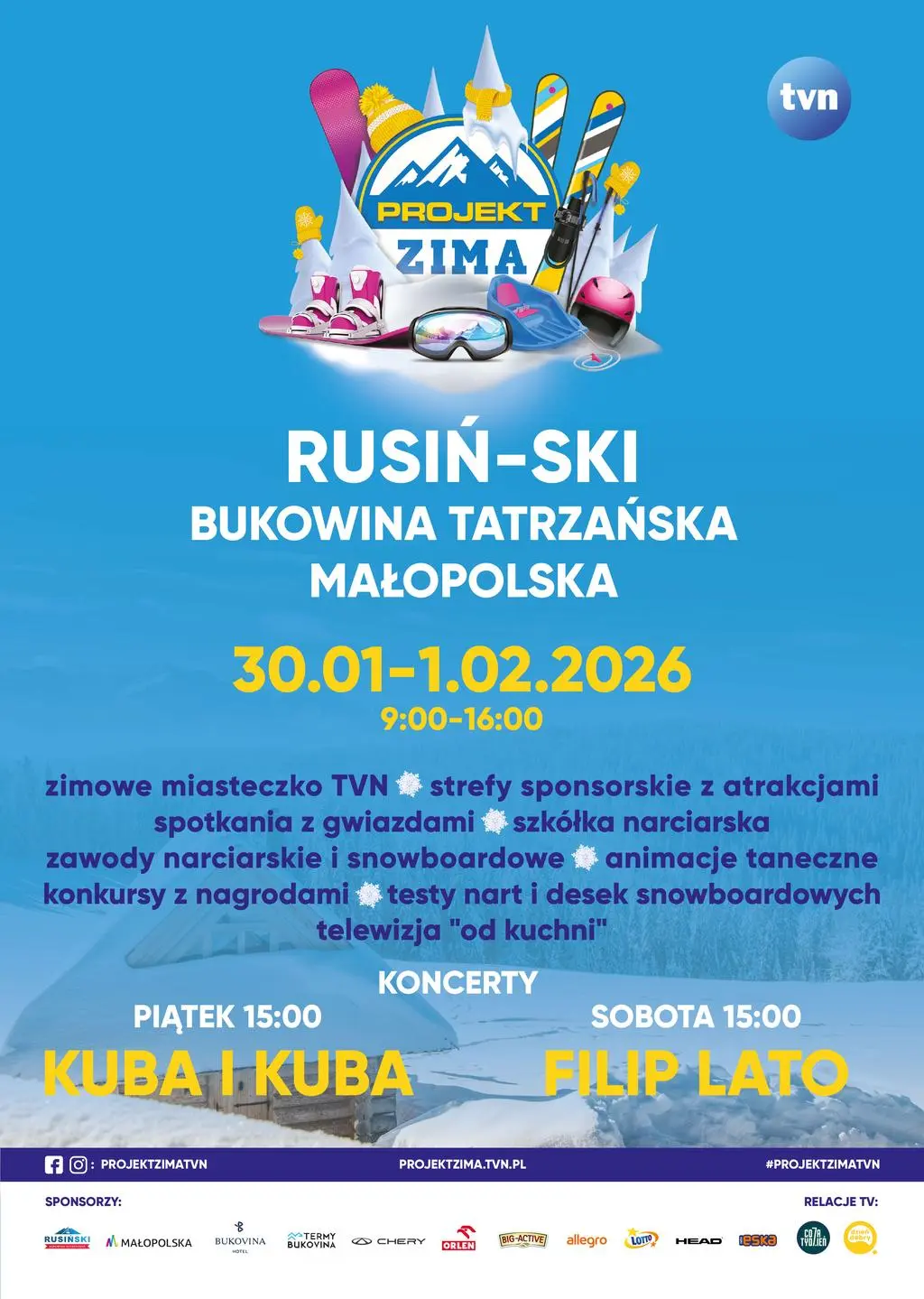 Projekt Zima TVN w Bukowinie Tatrzańskiej