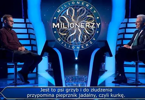 "Milionerzy". Który grzyb do złudzenia przypomina kurkę? [PRZED EMISJĄ W TV]