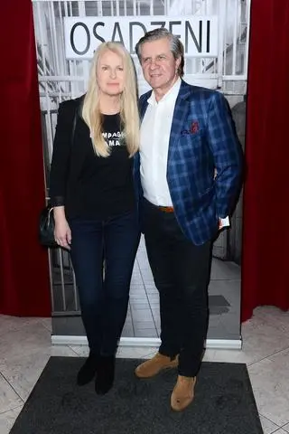 Zygmunt Chajzer z żoną