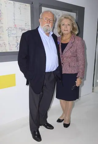Krzysztof Penderecki z żoną Elżbietą