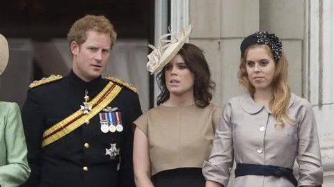 Książę Harry i księżniczki Beatrice i Eugenia