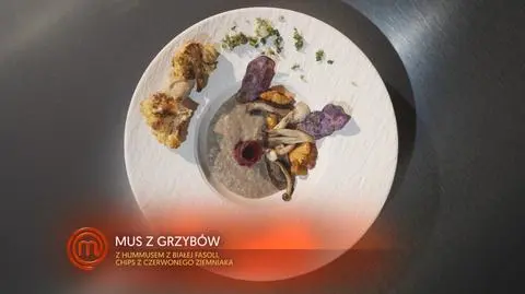 Ewelina Matrejek: Przegrzebki Smażone na Maśle z Purée z Kalafiora i Pora oraz Pianką z Pomidora i Agrestu