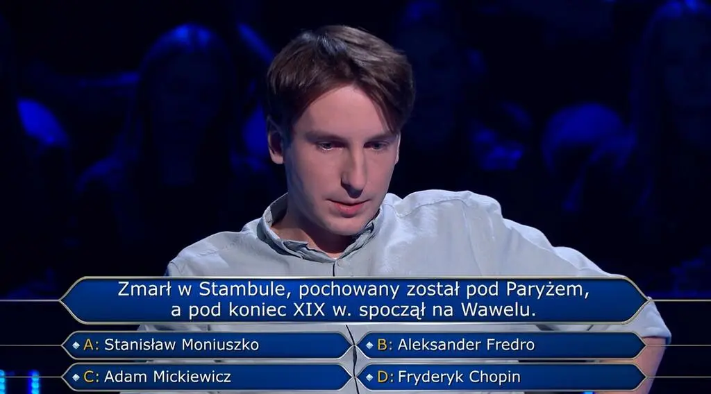 "Milionerzy", odc. 779. Pytanie za 40 tysięcy złotych