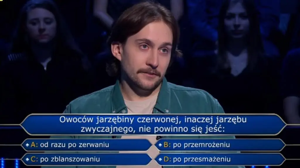 Remigiusz Kania w "Milionerach"