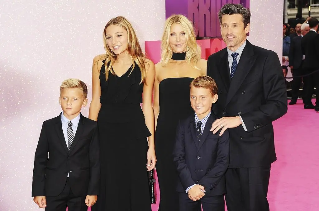 Patrick Dempsey z żoną i dziećmi