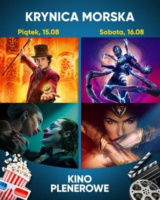 Projekt Plaża 2025 w Krynicy Morskiej. Co w kinie letnim?