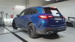 Mercedes GLC w warsztacie w Jawczycach.