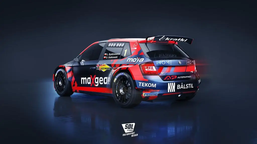 Skoda Fabia Rally2 Evo - TVN Turbo Rally Team RSMP 2024