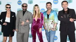 Prowadzący i jurorzy Top Model na spotkaniu prasowym z okazji premiery 12. edycji
