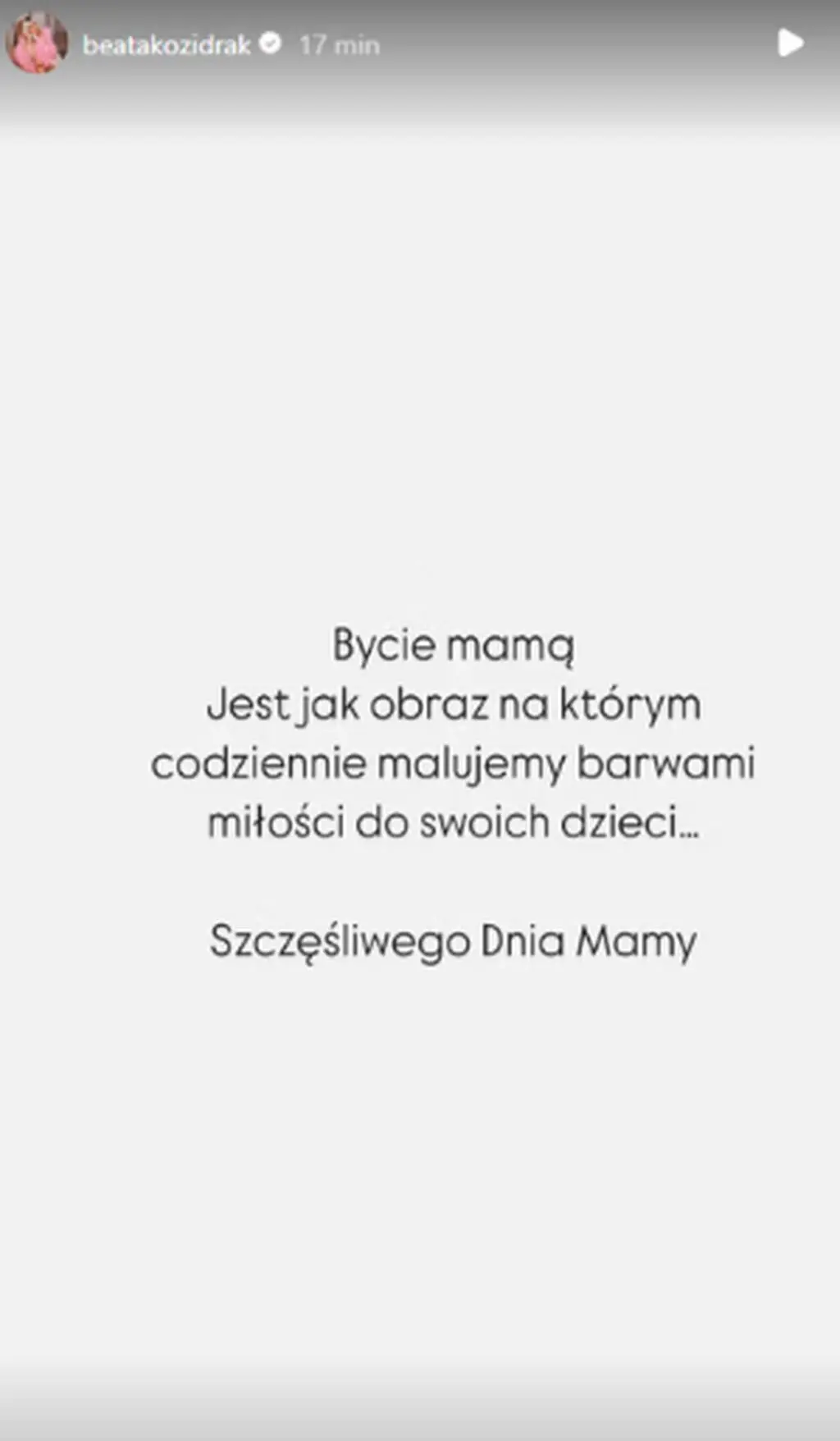 Beata Kozidrak zabrała głos 