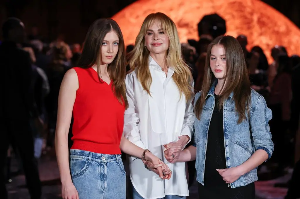 Nicole Kidman z córkami: Sunday Rose i Faith Margaret