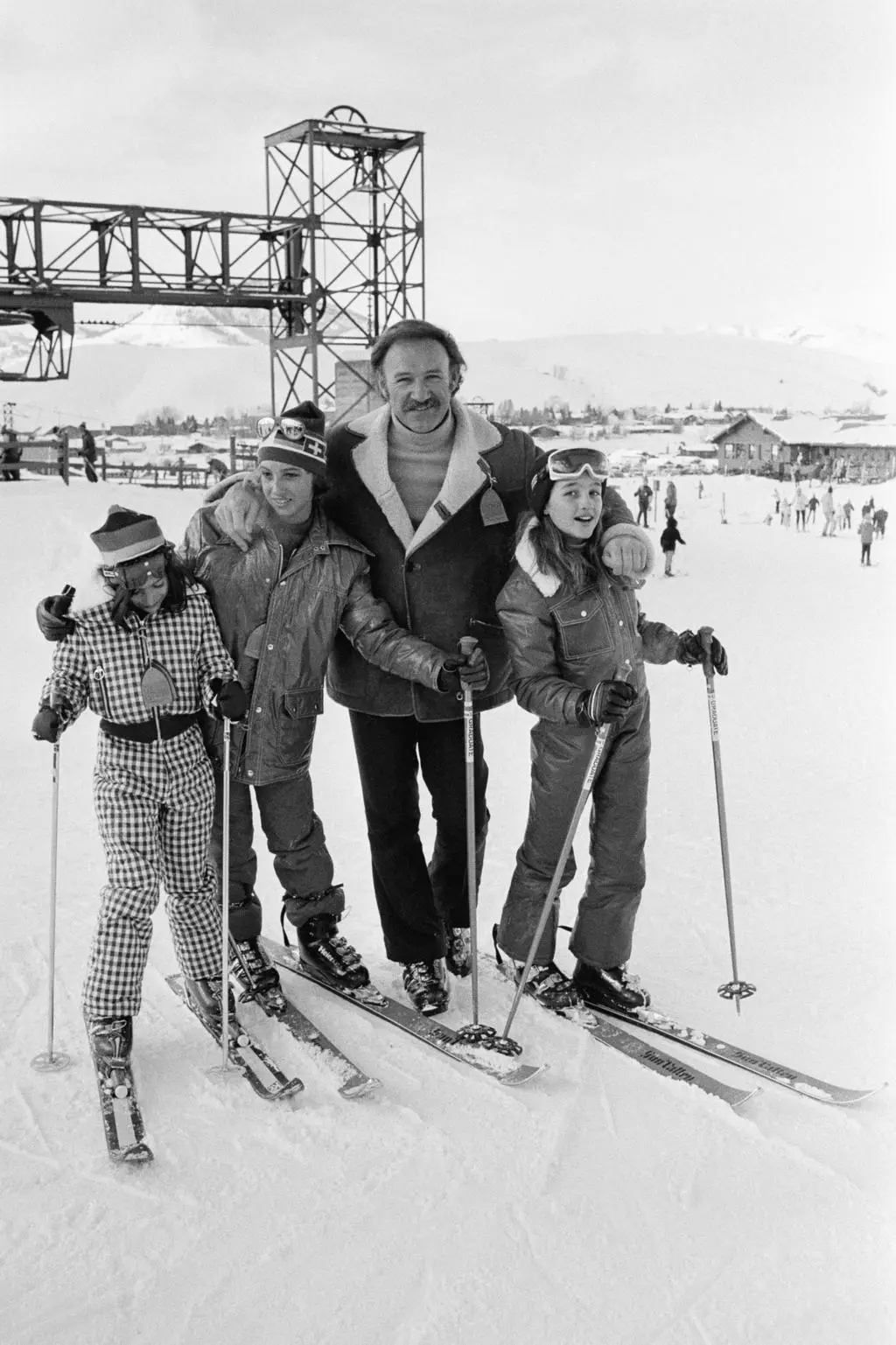 Gene Hackman z dziećmi