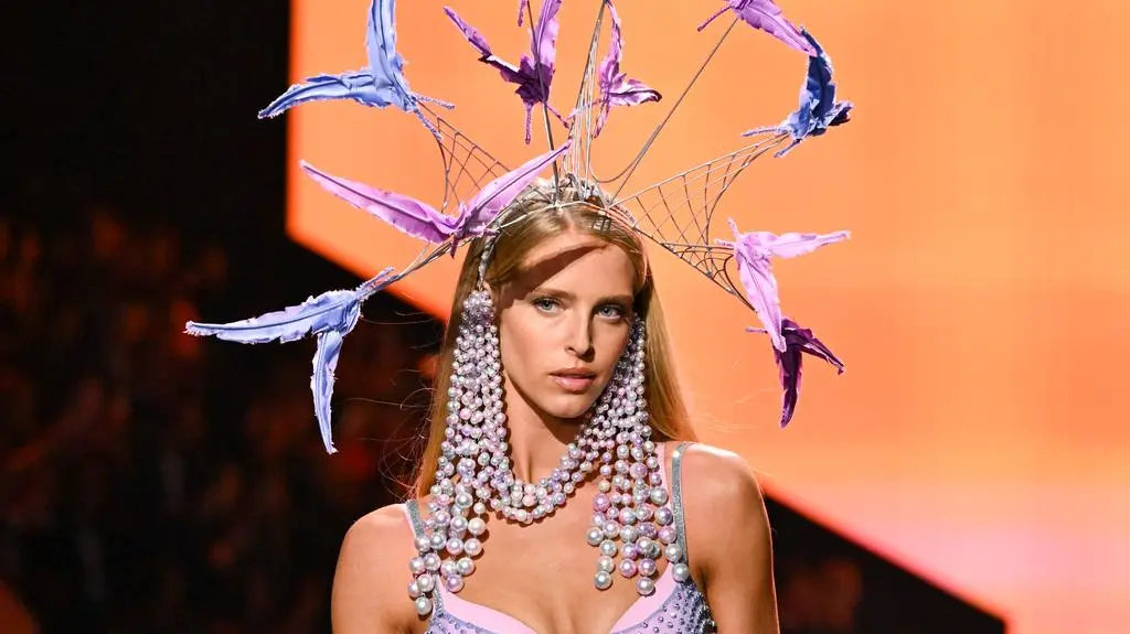 Abby Champion na pokazie Victoria's Secret