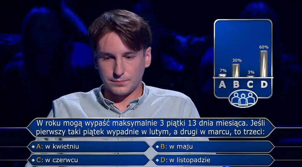 "Milionerzy", odc. 779. Pytanie o piątek 13.