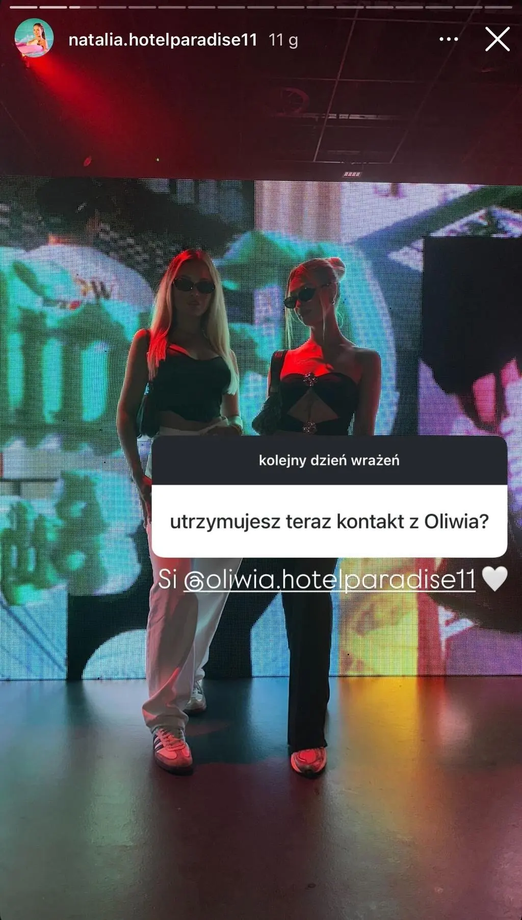 Natalia o relacji z Oliwią