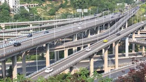 Huangjuewan Overpass – skrzyżowanie Spaghetti