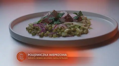Ewa Zachorska: Polędwica wieprzowa na kapuście z bobem  