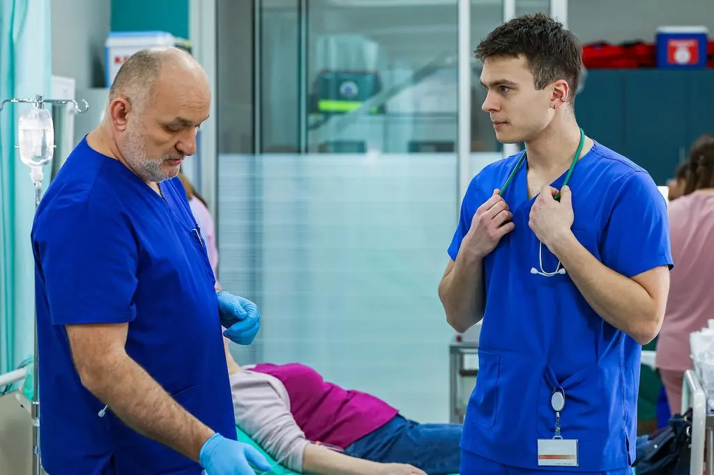"Szpital św. Anny", odc. 104. Mirek Rogowski i Sylwek Bosacki