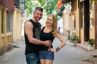 Izabella Miko i Leszek Stane