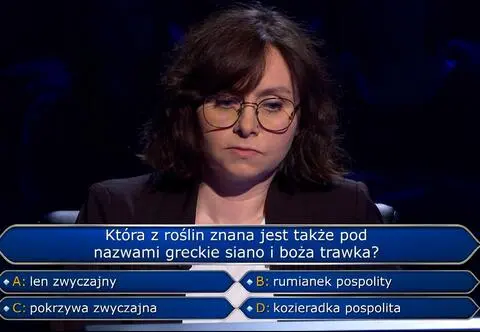 "Milionerzy". Która z roślin jest znana jako greckie siano i boża trawka? Sprawdź poprawną odpowiedź