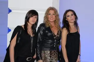 Beata Kozidrak z córkami, 2007 rok