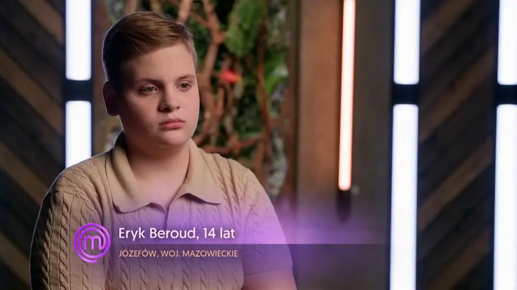"MasterChef Nastolatki". Eryk Beroud