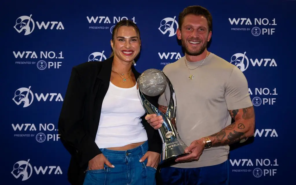Aryna Sabalenka i Georgios Frangulis 
