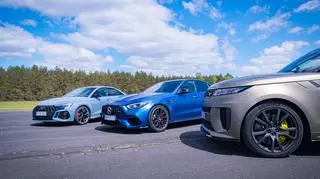 Automaniak. Audi RS3, Range Rover Sport SV i Mercedes-AMG C63