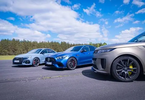 Automaniak. Audi RS3, Range Rover Sport SV i Mercedes-AMG C63