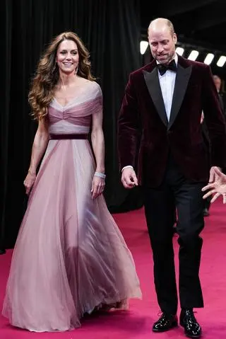 BAFTA 2026 - księżna Kate i książę William