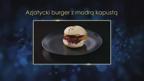 Asia i Adam: Azjatycki burger z modrą kapustą, czyli burger z tofu w panko i modrą kapustą ze śliwką