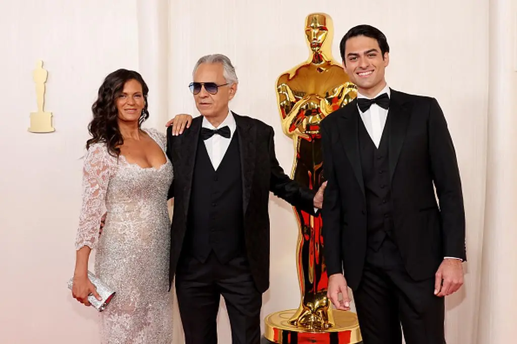 Veronica Berti, Andrea Bocelli i Matteo Bocelli