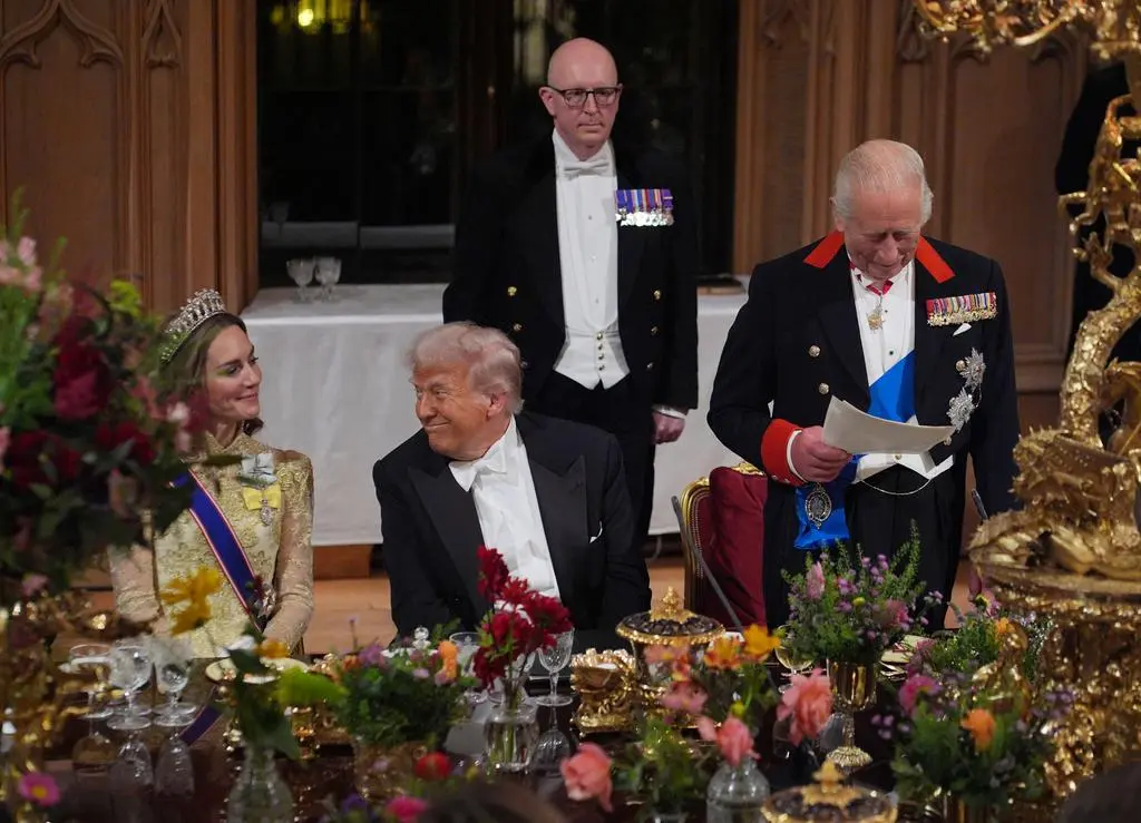 Księżna Kate, Donald Trump i król Karol III