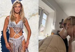 Bella Hadid pojawiła się na pokazie Victoria’s Secret. Miesiąc wcześniej pokazywała zdjęcia ze szpitala