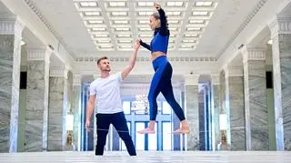 Pokonaj mnie, jeśli potrafisz: Małgorzata Rozenek-Majdan z trenerem