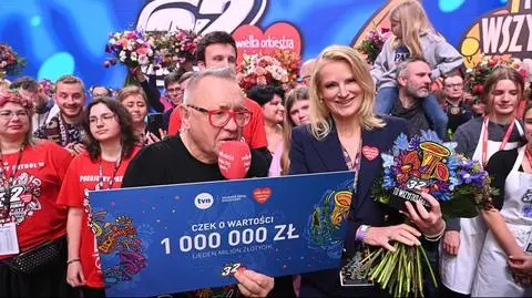 32. Finał WOŚP: Katarzyna Kieli i Jurek Owsiak