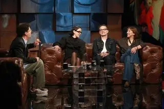 Kuba Wojewódzki. Katarzyna Herman, Kasia Lins i Bartłomiej Topa