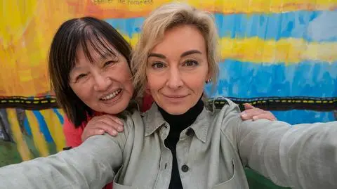 Martyna Wojciechowska i Betty Kwan Chinn