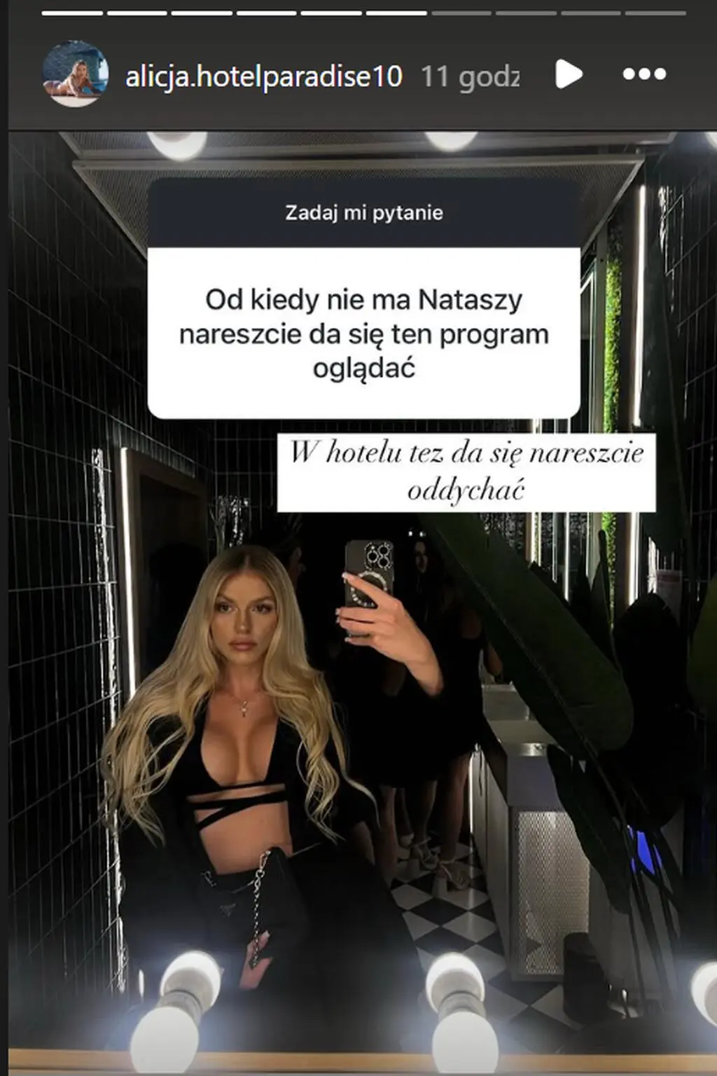Alicja z "Hotelu Paradise 10" o nieobecności Natalii